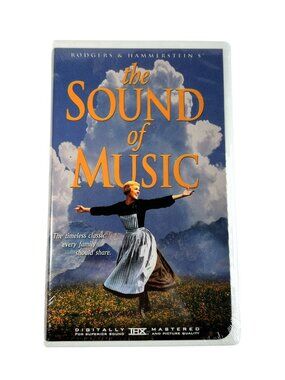 The Sound of Music VHS 20th Century Fox THX Digitally Mastered Sealed Clamshell